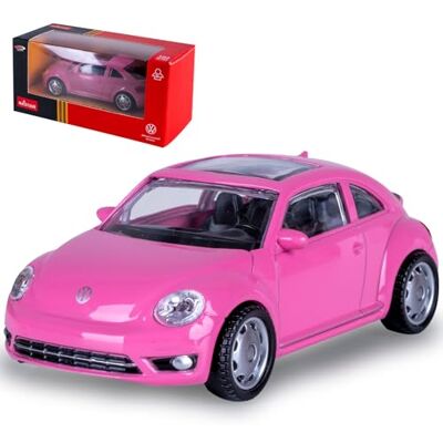JAMARA 402268 VW Beetle Diecast 1:43 Pink Modellauto Metall Miniatur Sammlermodell Spielzeug Auto Kinder Geschenkidee JAMARA 402268 VW Beetle Diecast 1:43 Pink Modellauto Metall Miniatur Sammlermodell Spielzeug Auto Kinder Geschenkidee