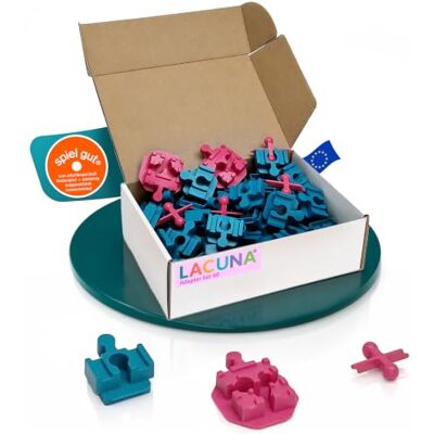 Lacuna 60 Stück Adapter Baustein passend für BRIO (R) und DUPLO (R) Holzeisenbahn + Klemmbausteine Made in Europe (Zubehör) Lacuna 60 Stück Adapter Baustein passend für BRIO (R) und DUPLO (R) Holzeisenbahn + Klemmbausteine Made in Europe (Zubehör)