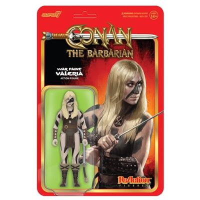 Super7 Conan The Barbarian Reaction Figures Wave 02 Valeria (War Paint) Actionfigur Super7 Conan The Barbarian Reaction Figures Wave 02 Valeria (War Paint) Actionfigur