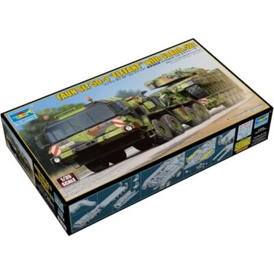 Trumpeter 751070-1/35 Faun SLT 50-3 Elefant mit SaAnh. 52t Maßstab 1:35 Trumpeter 751070-1/35 Faun SLT 50-3 Elefant mit SaAnh. 52t Maßstab 1:35