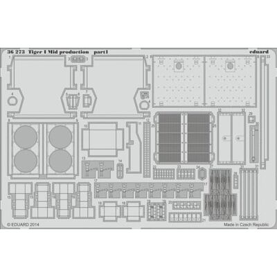 Eduard Photoetch 1:35 Tiger 1 Mid Production (Dragon 6700) Eduard Photoetch 1:35 Tiger 1 Mid Production (Dragon 6700)