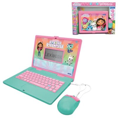 Lexibook , Gabby's Dollhouse, Kinderlaptop, JC601GDHi1LXB Sprachführung, Maus und Tastatur, großes LCD-Display, Lernspiele und Musik in Pink und Grün Lexibook , Gabby's Dollhouse, Kinderlaptop, JC601GDHi1LXB Sprachführung, Maus und Tastatur, großes LCD-Display, Lernspiele und Musik in Pink und Grün