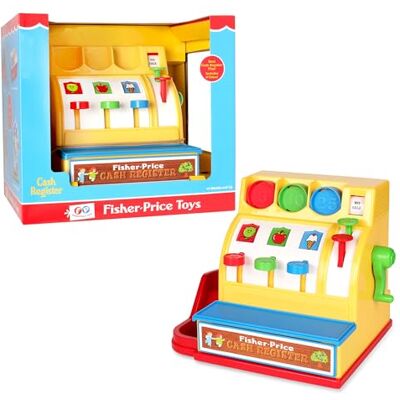 Basic Fun Fisher Price Classic Ladenkasse – Spielerisch Einkaufen, Lernspielzeug, Spielgeld, Interaktives Spielzeug, Rollenspiel Supermärkte, Lernspielzeug für Kinder Kleinkind & Vorschule, Zählen & Sortieren Basic Fun Fisher Price Classic Ladenkasse – Spielerisch Einkaufen, Lernspielzeug, Spielgeld, Interaktives Spielzeug, Rollenspiel Supermärkte, Lernspielzeug für Kinder Kleinkind & Vorschule, Zählen & Sortieren
