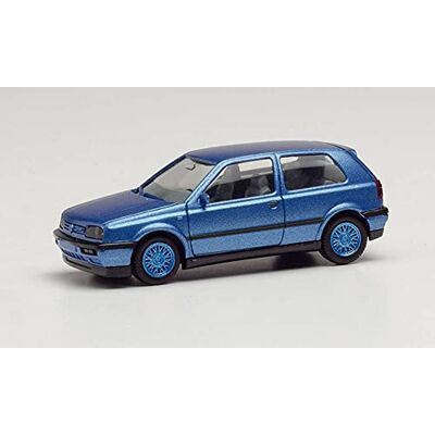 Herpa VW Golf III VR6 blaumetallic, Felgen blau Herpa VW Golf III VR6 blaumetallic, Felgen blau