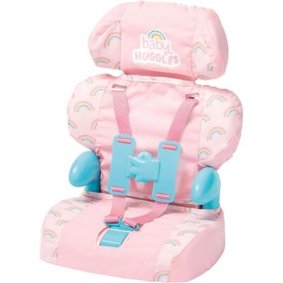Casdon Baby Huggles Spielzeug – Rosa Sitzerhöhung – Autositz für Puppen mit verstellbarer Kopfstütze und Gurtsystem – Für Puppen bis zu 35 cm – Geeignet als Vorschulspielzeug – Für Kinder ab 3 Jahren Casdon Baby Huggles Spielzeug – Rosa Sitzerhöhung – Autositz für Puppen mit verstellbarer Kopfstütze und Gurtsystem – Für Puppen bis zu 35 cm – Geeignet als Vorschulspielzeug – Für Kinder ab 3 Jahren