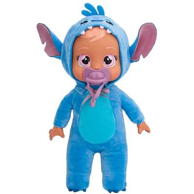 IMC TOYS CRY BABIES Cry Babies Tiny Cuddles Disney Stitch, Kuschelig weiche Plüschpuppe, Trägt einen Charakteristischen Disney-Pyjama, Die echte Tränen Weint, Spielzeug und Geschenk für Kinder ab 18 Monaten IMC TOYS CRY BABIES Cry Babies Tiny Cuddles Disney Stitch, Kuschelig weiche Plüschpuppe, Trägt einen Charakteristischen Disney-Pyjama, Die echte Tränen Weint, Spielzeug und Geschenk für Kinder ab 18 Monaten