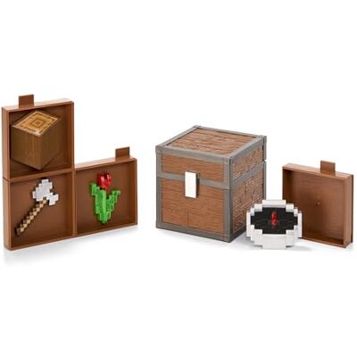 The Noble Collection NOBLE Minecraft Set Wald Beutetruhe 10Cm The Noble Collection NOBLE Minecraft Set Wald Beutetruhe 10Cm