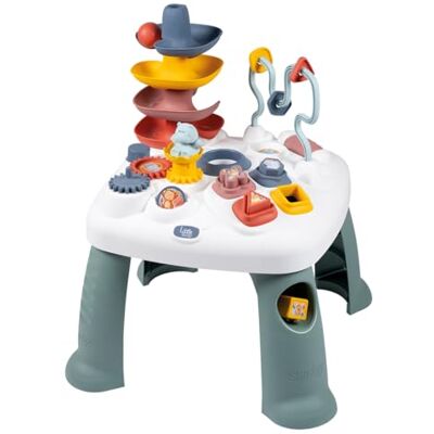 Smoby – Little Activity-Spieltisch – Aktivitätsspieltisch Motorikspielzeug mit Formen-Steckspiel, Kugelbahn, Zahnrad & Katapult, Baby und Kleinkind ab 12 Monaten Smoby – Little Activity-Spieltisch – Aktivitätsspieltisch Motorikspielzeug mit Formen-Steckspiel, Kugelbahn, Zahnrad & Katapult, Baby und Kleinkind ab 12 Monaten