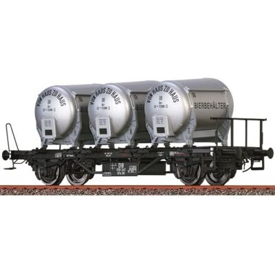 Brawa 50606 Behältertragwagen BTS 30 der DB, mit Ddikr 621 "Von Haus zu Haus, Ep. III Brawa 50606 Behältertragwagen BTS 30 der DB, mit Ddikr 621 "Von Haus zu Haus, Ep. III