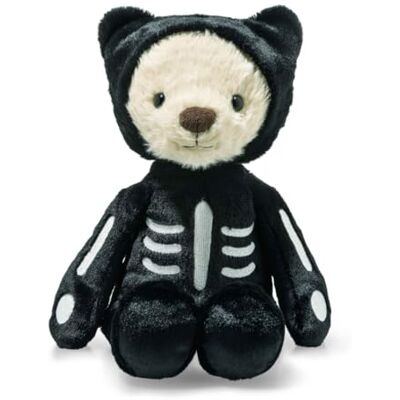 Steiff Kuscheltier Mr. Bones Teddybär, Süßes Stofftier, Kinder, Jungen & Mädchen, Friends, Plüschtier 34 cm, Mehrfarbig, 114168 Steiff Kuscheltier Mr. Bones Teddybär, Süßes Stofftier, Kinder, Jungen & Mädchen, Friends, Plüschtier 34 cm, Mehrfarbig, 114168