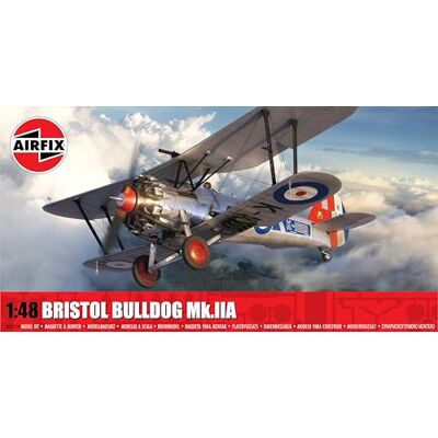 Airfix A05145 Bristol Bulldog Mk.IIA Militärflugzeug-Plastikbausatz für Erwachsene und Kinder, Set enthält 3 verschiedene Lackierungsvarianten und Abziehbilder – Maßstab 1:48 Airfix A05145 Bristol Bulldog Mk.IIA Militärflugzeug-Plastikbausatz für Erwachsene und Kinder, Set enthält 3 verschiedene Lackierungsvarianten und Abziehbilder – Maßstab 1:48