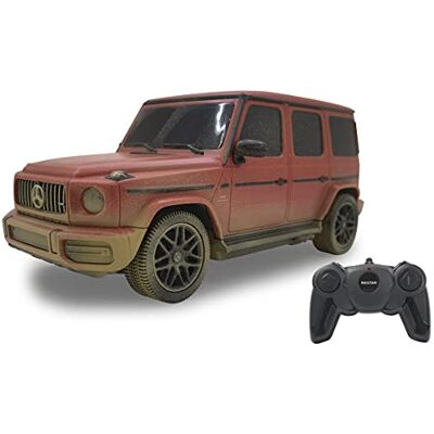 JAMARA Mercedes-AMG G 63 1:24 Muddy 2,4GHz offiziell lizenziert, bis zu 1 Stunde Fahrzeit bei ca. 9 Km/h, perfekt nachgebildete Details, hochwertige Verarbeitung JAMARA Mercedes-AMG G 63 1:24 Muddy 2,4GHz offiziell lizenziert, bis zu 1 Stunde Fahrzeit bei ca. 9 Km/h, perfekt nachgebildete Details, hochwertige Verarbeitung