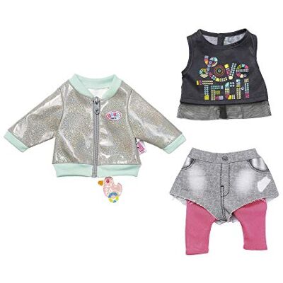 BABY Born 827154 City Outfit 43cm, rosa, grau BABY Born 827154 City Outfit 43cm, rosa, grau