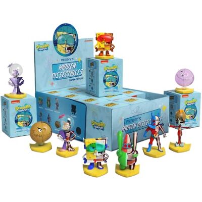 Mighty Jaxx Freeny's Hidden Dissectibles Spongebob Schwammkopf Serie 4 (Super Edition) Blindbox Spielzeug-Sammelfiguren Eine Packung – enthält eine zufällige Figur Mighty Jaxx Freeny's Hidden Dissectibles Spongebob Schwammkopf Serie 4 (Super Edition) Blindbox Spielzeug-Sammelfiguren Eine Packung – enthält eine zufällige Figur