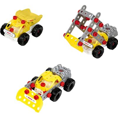 Theo Klein 8792 Bosch 3 in 1 Konstruktions-Set Constructor Team I Zum BAU verschiedener Baustellen-Fahrzeuge I Inklusive Baupläne für 3 Modelle I Spielzeug für Kinder ab 3 Jahren Theo Klein 8792 Bosch 3 in 1 Konstruktions-Set Constructor Team I Zum BAU verschiedener Baustellen-Fahrzeuge I Inklusive Baupläne für 3 Modelle I Spielzeug für Kinder ab 3 Jahren