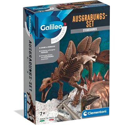 Clementoni Galileo Discovery Ausgrabungs-Set Stegosaurus Clementoni Galileo Discovery Ausgrabungs-Set Stegosaurus