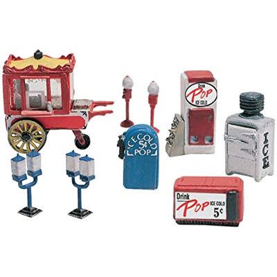 Woodland Scenics D230 Versorgungsmaschinen Eismaschine Popkornmaschine Automaten Spur H0 HO 1:87 Bausatz Metallguss Vending Machines Woodland Scenics D230 Versorgungsmaschinen Eismaschine Popkornmaschine Automaten Spur H0 HO 1:87 Bausatz Metallguss Vending Machines