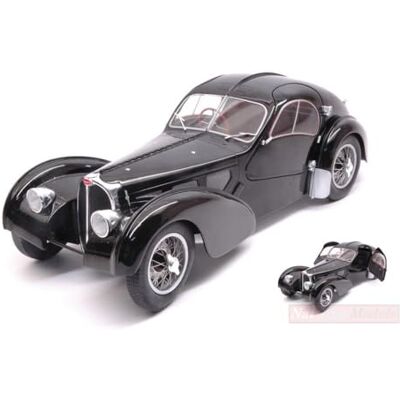 Solido NEW SL1802101 Bugatti Atlantic SC 1937 Black 1:18 MODELLINO DIE Cast Model Solido NEW SL1802101 Bugatti Atlantic SC 1937 Black 1:18 MODELLINO DIE Cast Model