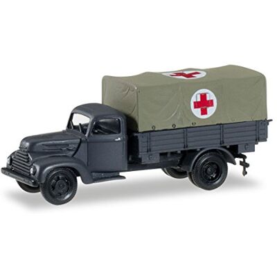 Herpa 745451 Ford Köln Planen-LKW Rotes Kreuz Flugzeug Herpa 745451 Ford Köln Planen-LKW Rotes Kreuz Flugzeug