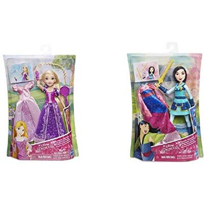 Disney Hasbro Mulan mit Schaufel, Mehrfarbig, E1948EU4_E2065 Disney Hasbro Mulan mit Schaufel, Mehrfarbig, E1948EU4_E2065
