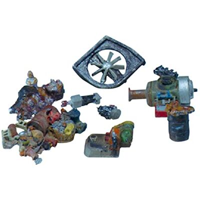 Woodland Scenics D225 Bausatz Industriemüll Dekoration Modelleisenbahn Maschinenteile Lüfter Industrial Junk für Spur HO H0 1:87 Woodland Scenics D225 Bausatz Industriemüll Dekoration Modelleisenbahn Maschinenteile Lüfter Industrial Junk für Spur HO H0 1:87