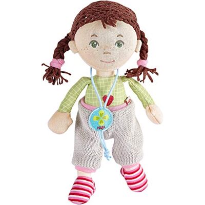 HABA 304578 Schutzpüppchen Julika, Glücksbringer für Kinder ab 12 Monaten, Sorgenpüppchen mit Glücks-Medaillon HABA 304578 Schutzpüppchen Julika, Glücksbringer für Kinder ab 12 Monaten, Sorgenpüppchen mit Glücks-Medaillon