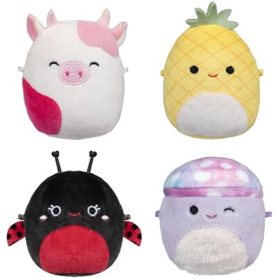 Squishmallows Micromallows SQMM0067-4er-Pack, superweiche Mini-, 6.5 cm Plüschfiguren Squishmallows Micromallows SQMM0067-4er-Pack, superweiche Mini-, 6.5 cm Plüschfiguren