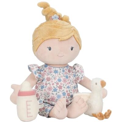 Little Dutch Stoffpuppe Babypuppe Julia Puppenset magnetische Hände mit magnetischer Flasche inklusive Strampler und Kuscheltier Gans für Mädchen ab 12 Monate Little Dutch Stoffpuppe Babypuppe Julia Puppenset magnetische Hände mit magnetischer Flasche inklusive Strampler und Kuscheltier Gans für Mädchen ab 12 Monate