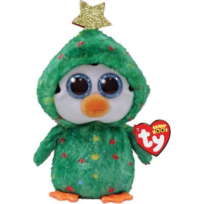 TY Boos maskotka Noel zielony pingwin 15cm TY Boos maskotka Noel zielony pingwin 15cm