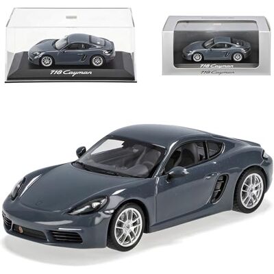 Minichamps Porsche 718 Cayman Grau Coupe Ab 2016 1/43 Modell Auto mit individiuellem Wunschkennzeichen Minichamps Porsche 718 Cayman Grau Coupe Ab 2016 1/43 Modell Auto mit individiuellem Wunschkennzeichen