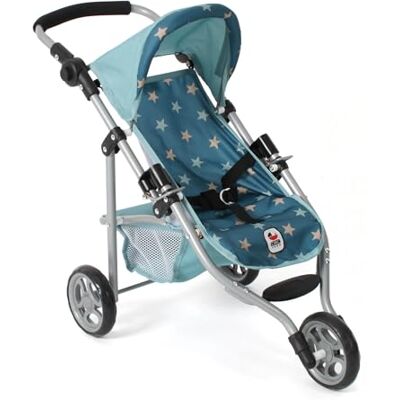 Bayer Puppenbuggy Lola Sternchen Türkis Für Puppen bis 50 cm Bayer Puppenbuggy Lola Sternchen Türkis Für Puppen bis 50 cm
