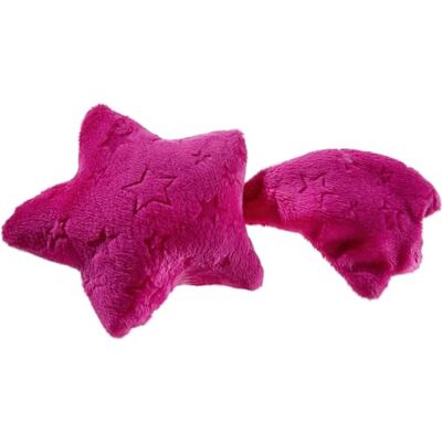 Heunec STELLINA Sternschnuppe Kuschelspielzeug 28cm hotpink mit Knisterschweif Deutscher Herstellung Polyester Heunec STELLINA Sternschnuppe Kuschelspielzeug 28cm hotpink mit Knisterschweif Deutscher Herstellung Polyester