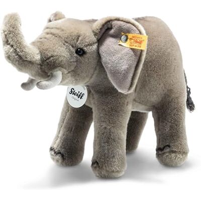 Steiff Kuscheltier Zambu Elefant, Süßes Stofftier mit Kunststoffaugen, Kinder, Jungen & Mädchen, Plüschtier 23 cm, Braun, 064999 Steiff Kuscheltier Zambu Elefant, Süßes Stofftier mit Kunststoffaugen, Kinder, Jungen & Mädchen, Plüschtier 23 cm, Braun, 064999