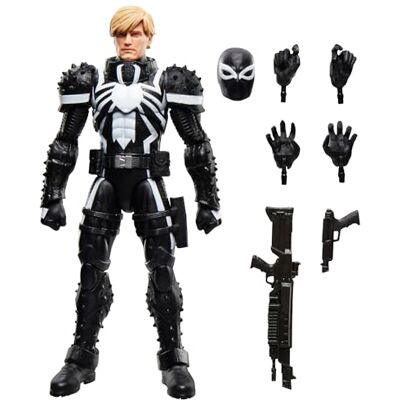 Marvel Legends Series Agent Venom (Flash Thompson) Action-Figur zu den Comics, Schwarz Marvel Legends Series Agent Venom (Flash Thompson) Action-Figur zu den Comics, Schwarz