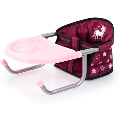 Bayer 65823AA Tischsitz für Puppen, Zubehör, Sitz für Puppen bis 46 cm,Farbe Bordeaux Unicorn, 0.49 Bayer 65823AA Tischsitz für Puppen, Zubehör, Sitz für Puppen bis 46 cm,Farbe Bordeaux Unicorn, 0.49