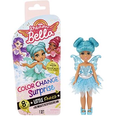 MGA Entertainment MGA's Dream Bella Farbwechsel Surprise Little Fairies DREAMBELLA Kleine Modepuppe mit Flügeln, Accessoires und türkisen Haaren 14 cm Zum Sammeln Tolles Geschenk für Kinder ab 3 Jahren MGA Entertainment MGA's Dream Bella Farbwechsel Surprise Little Fairies DREAMBELLA Kleine Modepuppe mit Flügeln, Accessoires und türkisen Haaren 14 cm Zum Sammeln Tolles Geschenk für Kinder ab 3 Jahren