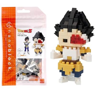 nanoblock Bandai Vegeta Dragon Ball Z Mini-Bausteinfigur Konstruktionsspiel Bausatz für Manga-Pixel-Figur NBDB004 nanoblock Bandai Vegeta Dragon Ball Z Mini-Bausteinfigur Konstruktionsspiel Bausatz für Manga-Pixel-Figur NBDB004