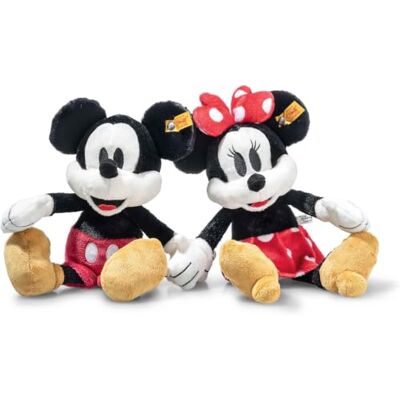 Steiff Kuscheltier Geschenkset Disney Originals Minnie und Micky Maus, Süßes Stofftier, Kinder, Jungen & Mädchen, Plüschtier 32 cm, Mehrfarbig, 708039 Steiff Kuscheltier Geschenkset Disney Originals Minnie und Micky Maus, Süßes Stofftier, Kinder, Jungen & Mädchen, Plüschtier 32 cm, Mehrfarbig, 708039