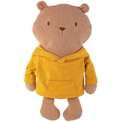 Sigikid Mister O'Lui Biberbär mit gelbem Hoodie Plüschtier Kuschelfreund Großer Plüsch Biberbär Mister O'Lui aus Baumwoll-Teddyfleece mit gelbem Hoody – ein liebenswerter Kuschelfreund für Kinder Sigikid Mister O'Lui Biberbär mit gelbem Hoodie Plüschtier Kuschelfreund Großer Plüsch Biberbär Mister O'Lui aus Baumwoll-Teddyfleece mit gelbem Hoody – ein liebenswerter Kuschelfreund für Kinder