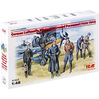 ICM 48082 German Luftwaffe Pilots und Ground Personnel, 1939-1945 ICM 48082 German Luftwaffe Pilots und Ground Personnel, 1939-1945