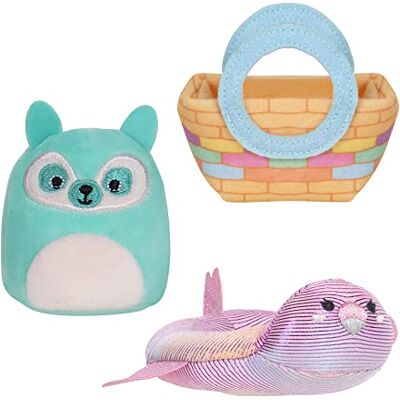Squishville SQM0204 Accessoires Set Pool Party, superweiche Mini-Squishmallows, 5cm Plüschfigur mit Zubehör Squishville SQM0204 Accessoires Set Pool Party, superweiche Mini-Squishmallows, 5cm Plüschfigur mit Zubehör