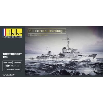 Heller Modell T23 1943 Schiffset - 1:400 - Schiffmodell Heller Modell T23 1943 Schiffset - 1:400 - Schiffmodell