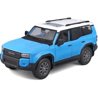 Maisto Toyota Land Cruiser J25 (2024), hellblau Modellauto 1:24, Originalgetreues Sammlerauto Spielzeugauto mit beweglichen Lenkrad, Türen & Haube, ab 3 Jahren (532924BL) Maisto Toyota Land Cruiser J25 (2024), hellblau Modellauto 1:24, Originalgetreues Sammlerauto Spielzeugauto mit beweglichen Lenkrad, Türen & Haube, ab 3 Jahren (532924BL)