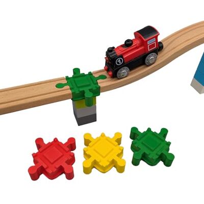 missing piece Duplo Adapter 4X mini für Holzeisenbahnen (3 Stück) missing piece Duplo Adapter 4X mini für Holzeisenbahnen (3 Stück)