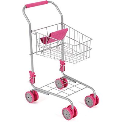 Bayer 760-20 Einkaufswagen für Kinder, Supermarktwagen, Kaufladen-Zubehör, 3 7 Jahre, pink, 41 x 30 x 58 cm Bayer 760-20 Einkaufswagen für Kinder, Supermarktwagen, Kaufladen-Zubehör, 3 7 Jahre, pink, 41 x 30 x 58 cm