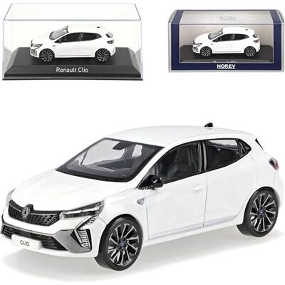 Norev Renautl Clio V Esprit Arktis Weiss 5. Generation Modell Ab 2019 Version ab Facelift 2023 1/43 Modell Auto Norev Renautl Clio V Esprit Arktis Weiss 5. Generation Modell Ab 2019 Version ab Facelift 2023 1/43 Modell Auto