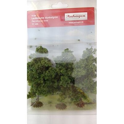 Auhagen Laubbäume dunkelgrün 11 cm Auhagen Laubbäume dunkelgrün 11 cm