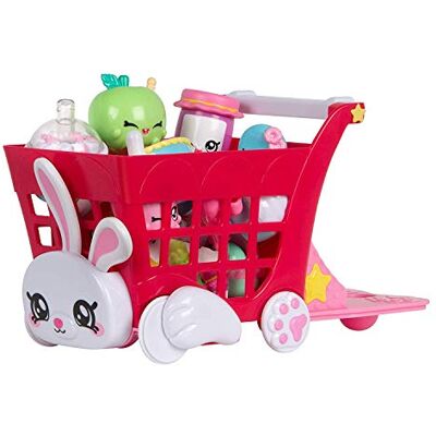 Kindi Kids Einkaufswagen Spielset im Hasen-Design mit wackelnden Ohren und 2 Shopkin-Zubehörteilen, bunt/Mehrfarbig, passendes Spielset für Puppen (50001) Kindi Kids Einkaufswagen Spielset im Hasen-Design mit wackelnden Ohren und 2 Shopkin-Zubehörteilen, bunt/Mehrfarbig, passendes Spielset für Puppen (50001)