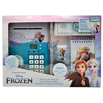 Kids Licensing Spardose mit digital Pin, Die Eiskönigin, Kids Euroswan Spielzeug, Farbe (WD21987) Kids Licensing Spardose mit digital Pin, Die Eiskönigin, Kids Euroswan Spielzeug, Farbe (WD21987)