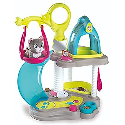 Smoby – Katzenhaus – Katzenspielhaus im originalgetreuem Kratzbaum-Design, inklusive weicher Stoffkatze mit Sound, für Mädchen und Jungen ab 3 Jahren Smoby – Katzenhaus – Katzenspielhaus im originalgetreuem Kratzbaum-Design, inklusive weicher Stoffkatze mit Sound, für Mädchen und Jungen ab 3 Jahren